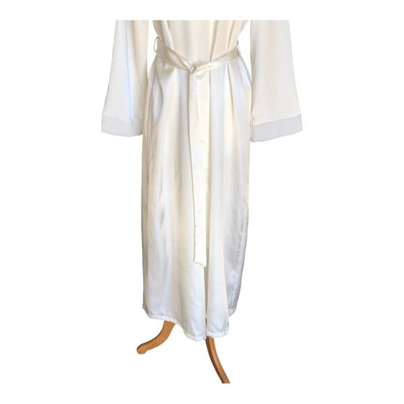 Vintage 1990's Cato Unique Polyester Long Sleeve Sexy Boudoir Robe Medium - Picture 6 of 16